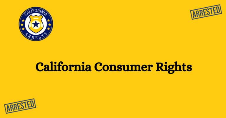 California Consumer Rights 1