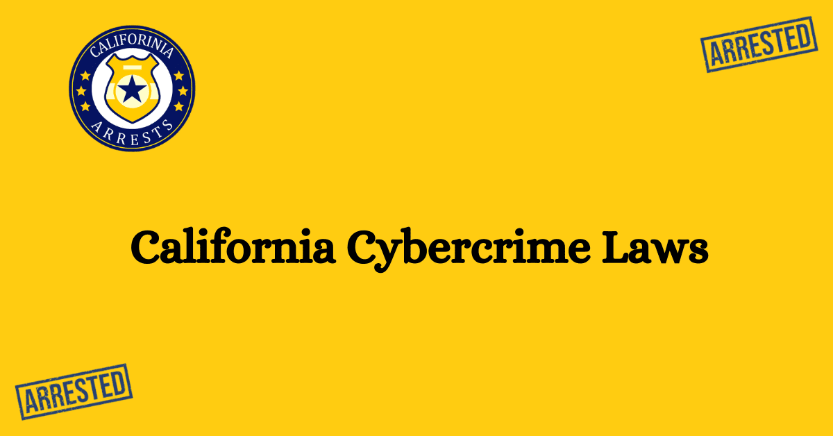 California Cybercrime Laws 1