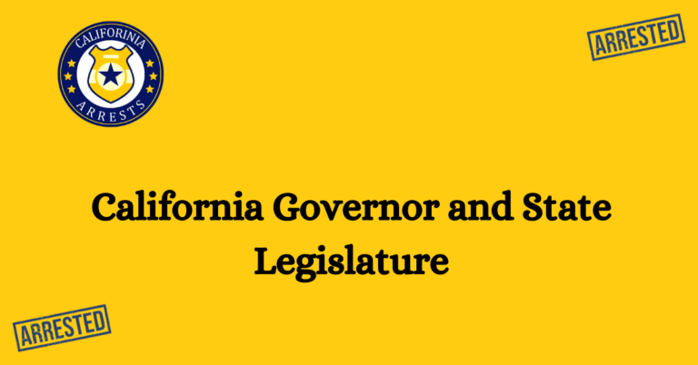 California Governor and State Legislature 1