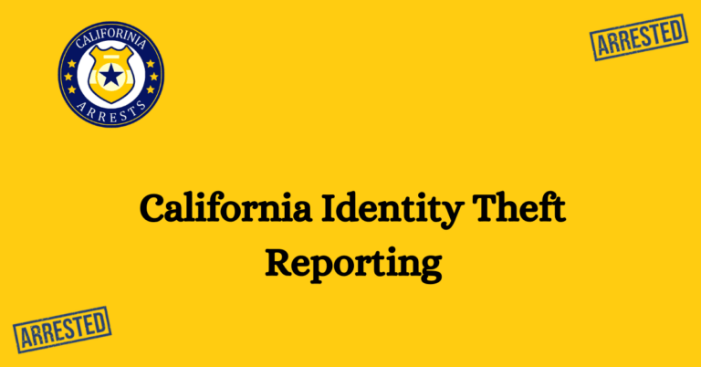 California Identity Theft Reporting 1