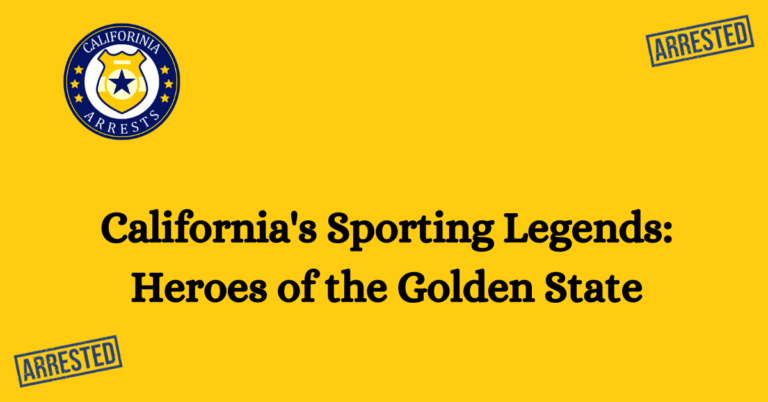 California Sporting Legends Heroes of the Golden State
