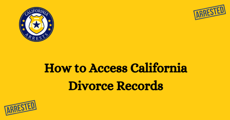 How to Access California Divorce Records 1